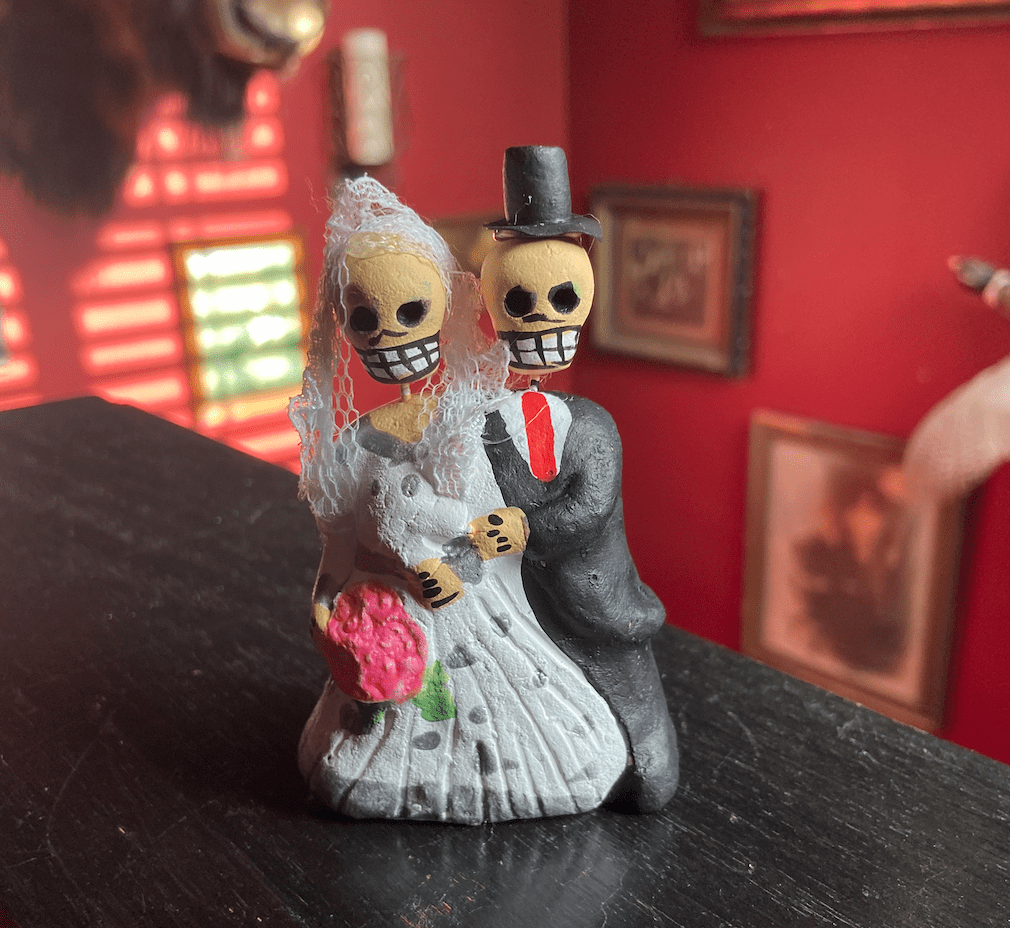 Novios - Handmade bride and groom figurines