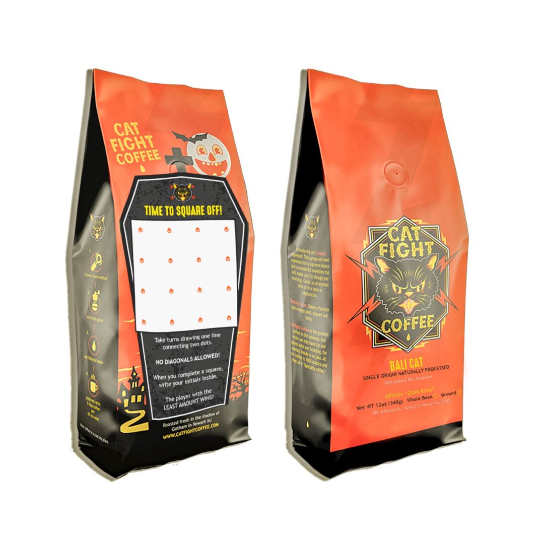 Bali Cat Coffee Bean Bags