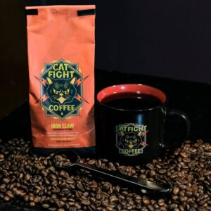Iron Claw Coffee Bag with Cup